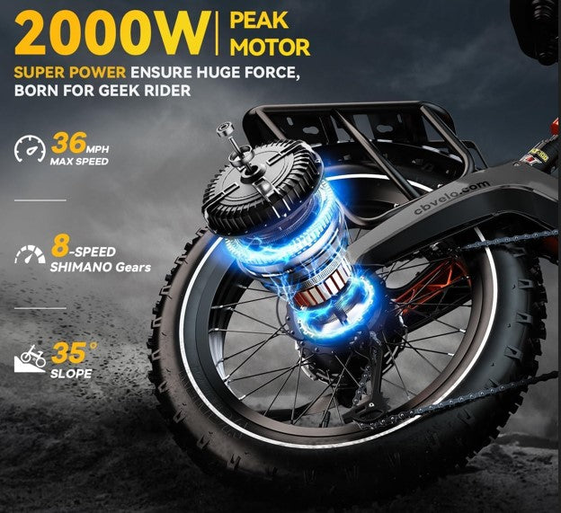 EK6 Max Fat-Tire Electric Bike