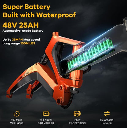 EK6 Max Fat-Tire Electric Bike