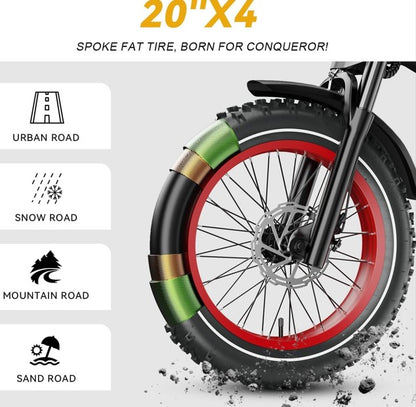 EK6 Max Fat-Tire Electric Bike