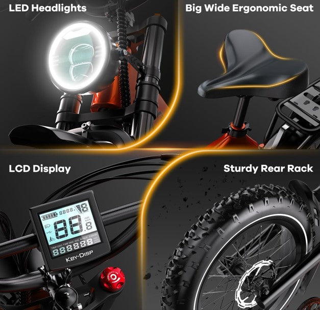 EK6 Max Fat-Tire Electric Bike